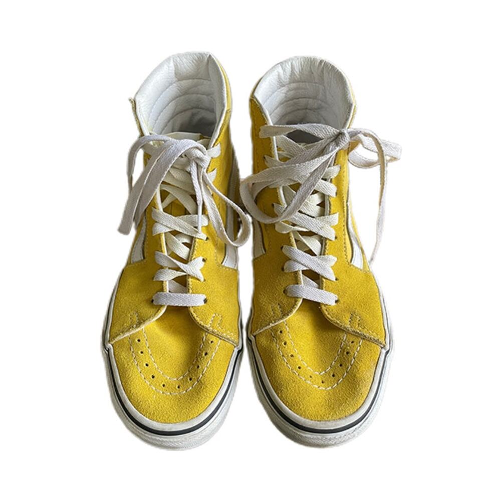 VANS Yellow & White Skateboard Sneakers Women's 7.5 Unisex
